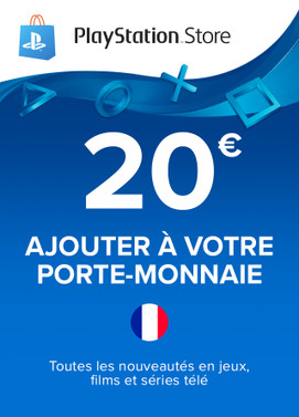 Carte PlayStation Store 20 €