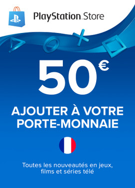Carte PlayStation Store 50 €